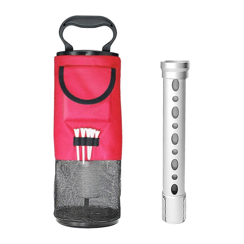 Shag of Bag Golf Ball Retriever Golf Ball with Storage Bag Scooping Device Hold