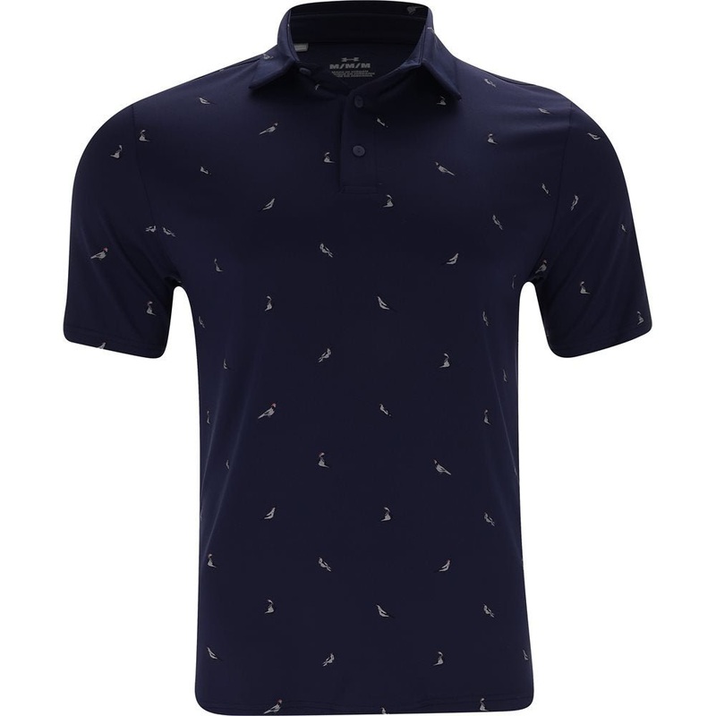 UA Drive Quail Print Polo|Midnight Navy|Medium|Large|X-Large|XX-Large
