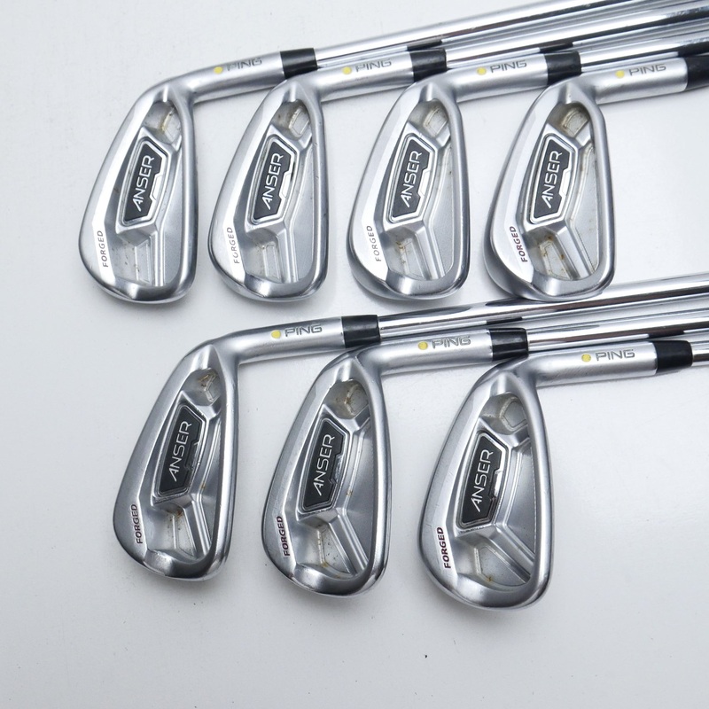 Used Ping Anser Forged 2010 Iron Set / 3 – 9 IRON / Stiff Flex