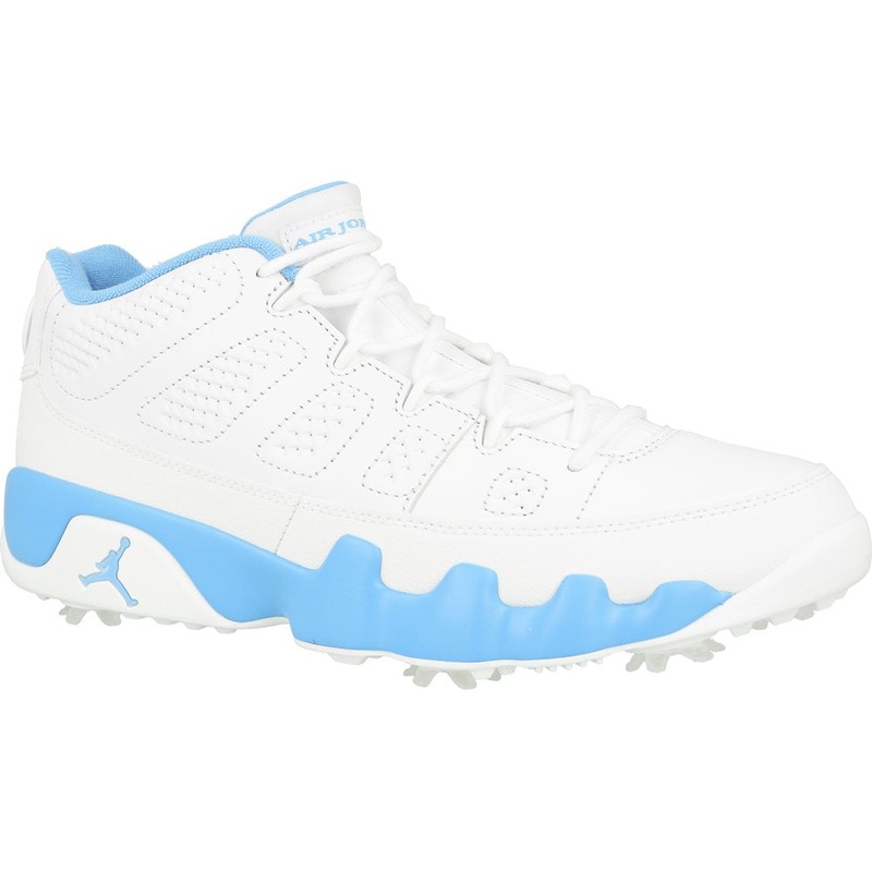 Air Jordan 9 G Golf Shoes|White/University Blue/White|8.5|9|9.5|10|10.5|11|11.5