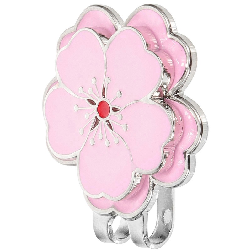 Elegant Design Metal Golfs Hat Clip Pink 3.40X3.00X1.00CM Magnetic Attachment Golfing Supply 1Pcs