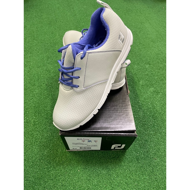 EX Shop Display Footjoy Ladies enJoy Golf Shoes 95708K / Light Grey / Size UK 7 W