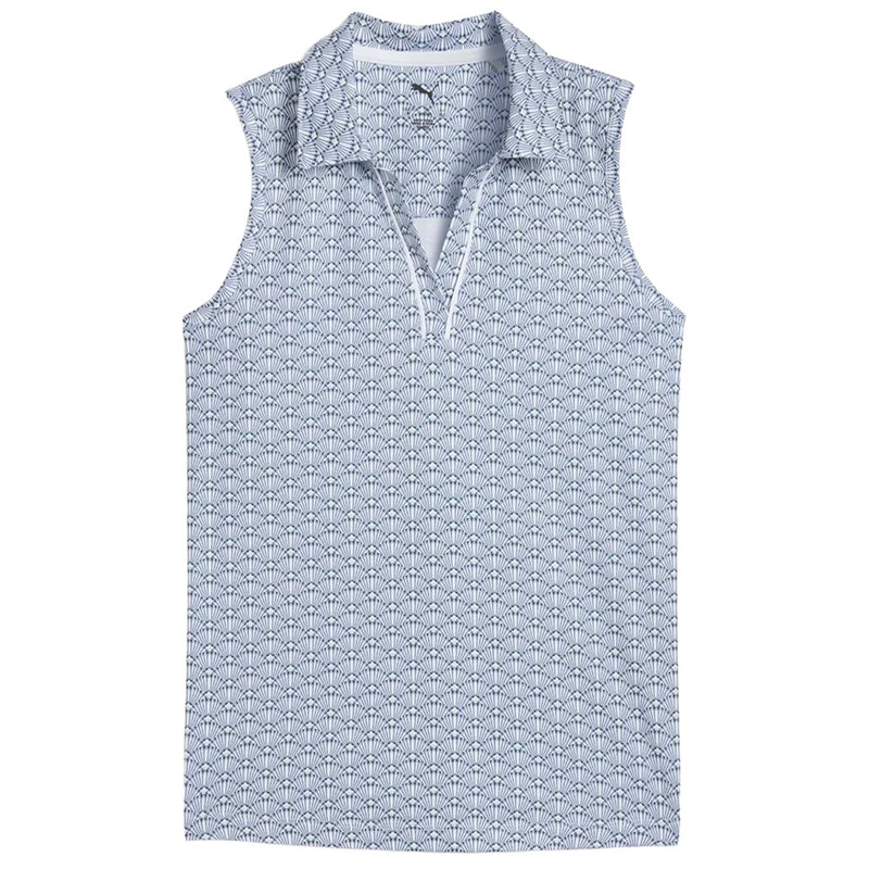 Girls’ Scallop Sleeveless Polo