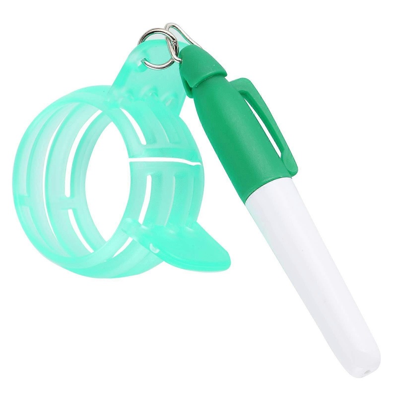 Golf Ball Line Marker Alignment Kit, Golf Ball Line Drawing Marker, Golf Ball Liner Golf Ball Marking Tool Kit with Marker for Golfer Accessories(Gree