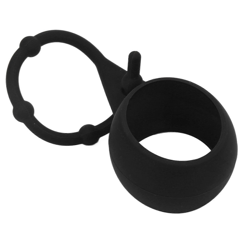 Silicone Golf Ball Holder Soft Protective Cover Fall Resistant Golf Ball Waist Keyring Backapack HolderBlack