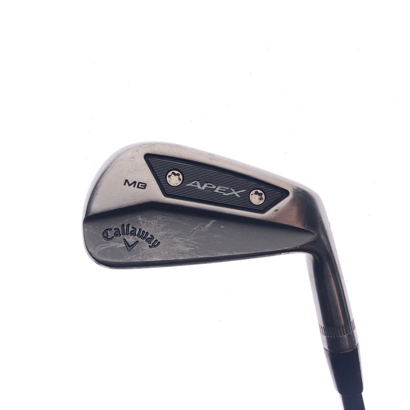 Used TOUR ISSUE Callaway Apex MB 24 Raw 6 Iron / X-Stiff Flex