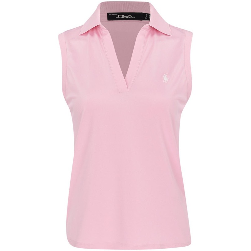 Women’s Sleeveless Air Tech Pique Scallop Placket Tailored Fit Polo