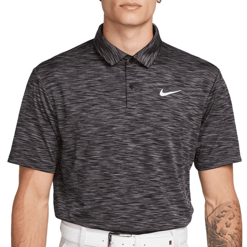 Dri-FIT Tour Space Dye Polo|Black/Iron Gray/White|Smoke Gray/Light Smoke Gray/Black|Small|Medium|Large|X-Large|XX-Large