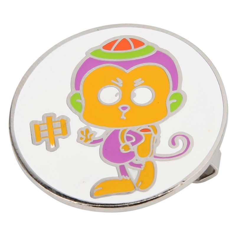Golf Hat Clip Cartoon Animal Pattern Cute Golf Marker Marker Decoration Accessory#3