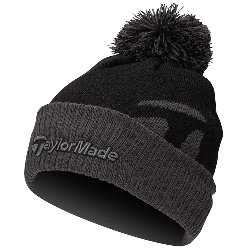 TaylorMade Mens TM23 Bobble Beanie