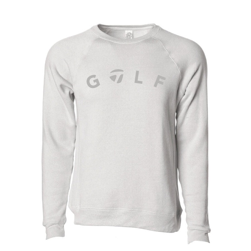 TaylorMade TM23 Golf Crewneck|Stone|Navy|Small|Medium|Large|X Large|2X Large