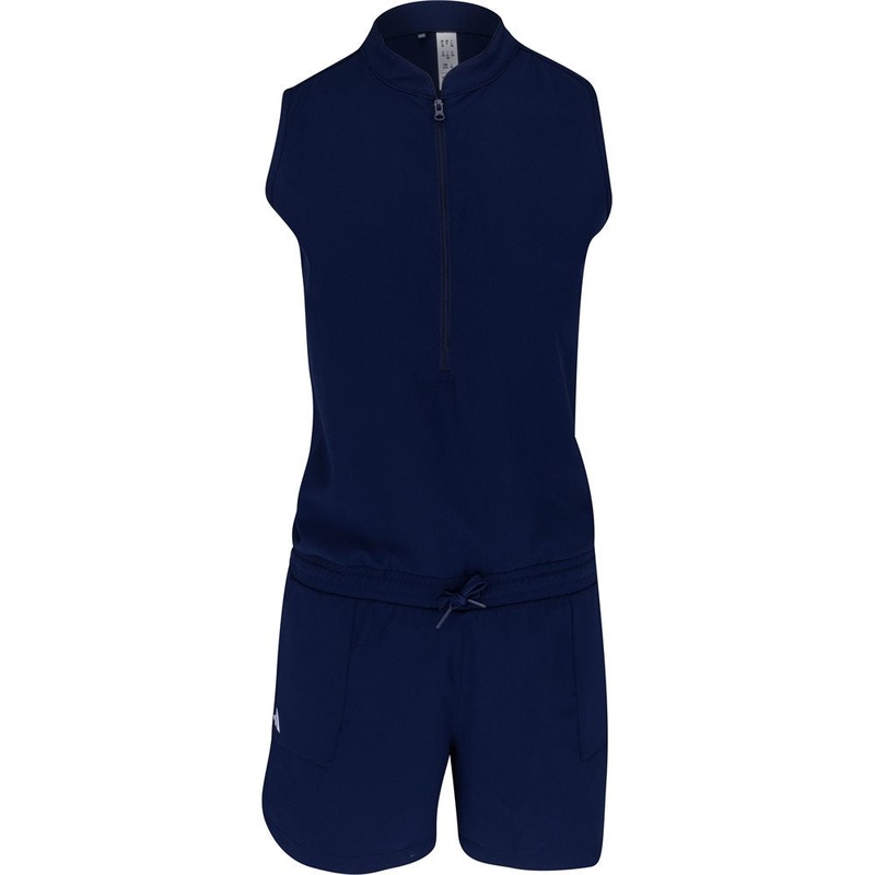 Girls’ 1/2 Zip Romper|Collegiate Navy|Small|Medium|Large|X-Large