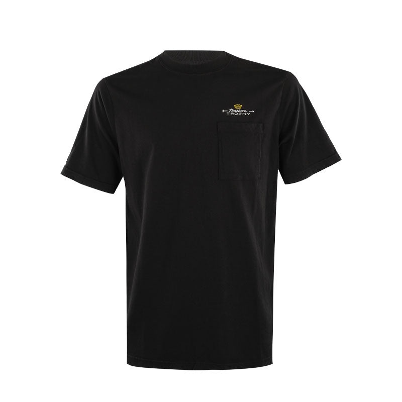 MALBON GOLF Trophy Pocket Men’s T-Shirt (Black)
