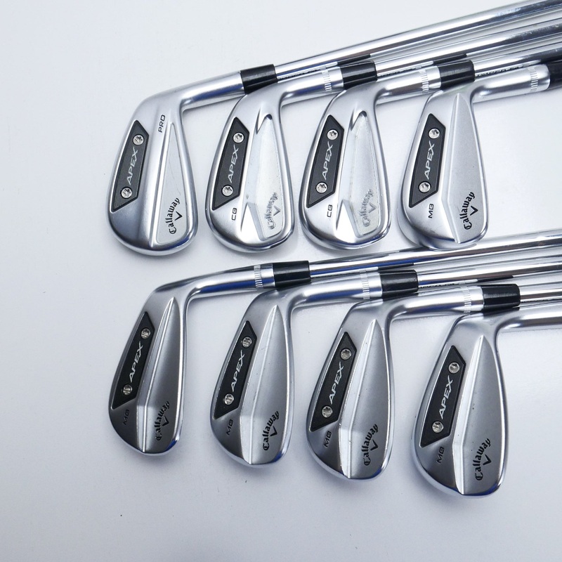 Used Callaway Apex Pro 24 Iron Set / 4 – PW + GW / X-Stiff Flex