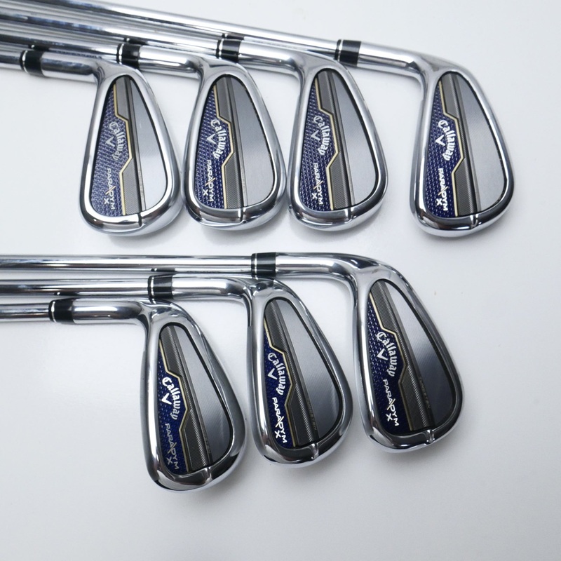 Used Callaway Paradym X Iron Set / 5 – PW + AW / Regular Flex