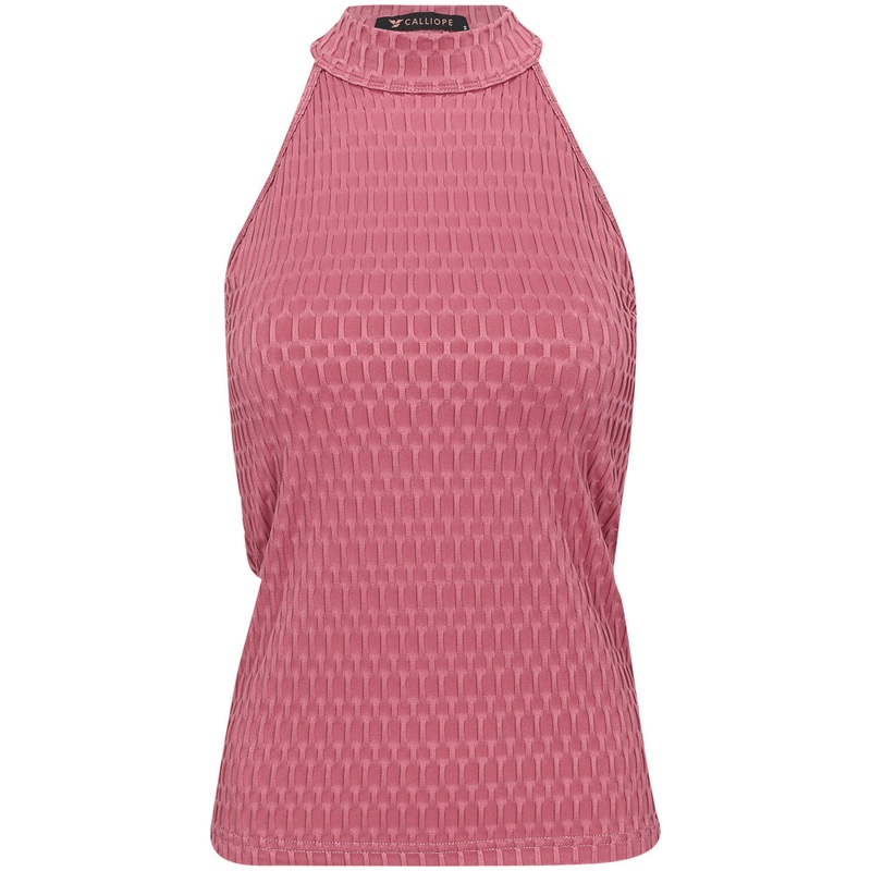 Women’s Athena Sleeveless Mock Neck Polo