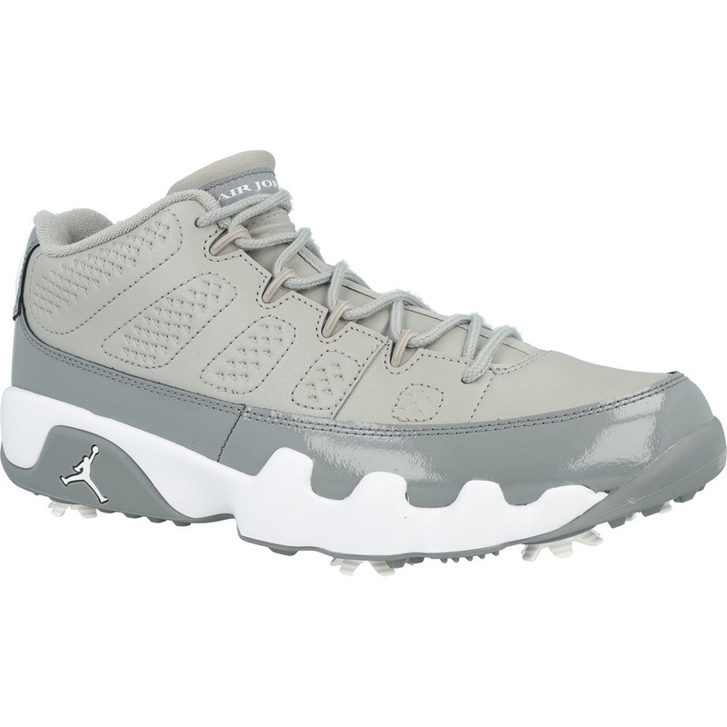 Air Jordan 9 G NRG Golf Shoes|Medium Gray/White/Cool Gray|8|8.5|9|9.5|15