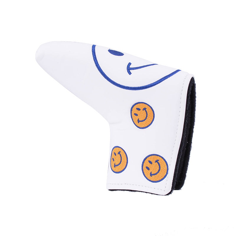 GENERAL ITEM Smiley Putter Headcover (White)
