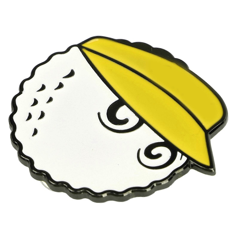 Golf Ball Hat Clip Marker Detachable Golf Cap Clip Marker for Men Women Golfer Golf Accessories Supplies Yellow