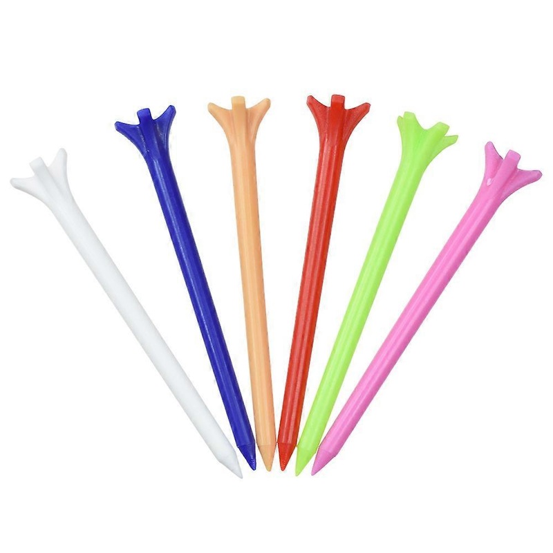 Golf Ball Tees 70mm Zero Friction Tees Holder Plastic Tees Pack of 100