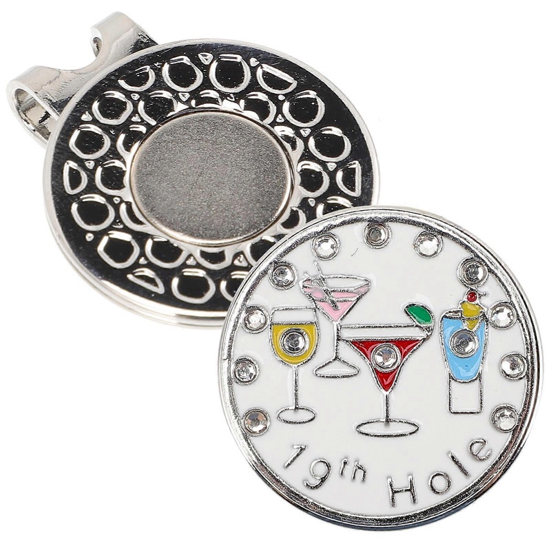 Wear-Resistant Golfs Hat Clip Alloy Portable Ball Marker Holder Golf Enthusiasts 1Set