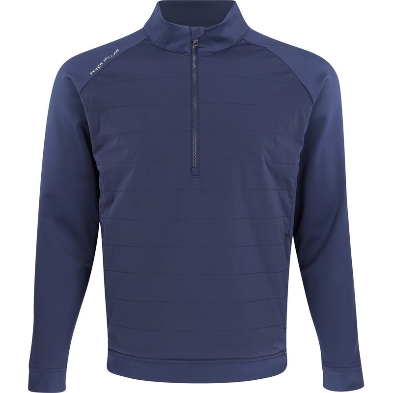 Weld Hybrid 1/2 Zip Midlayer|Navy|White|Small|Medium|Large|X-Large|XX-Large