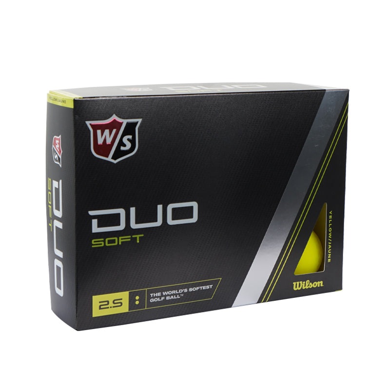 WILSON Duo Soft Optix (2023) (Yellow) Golf Ball