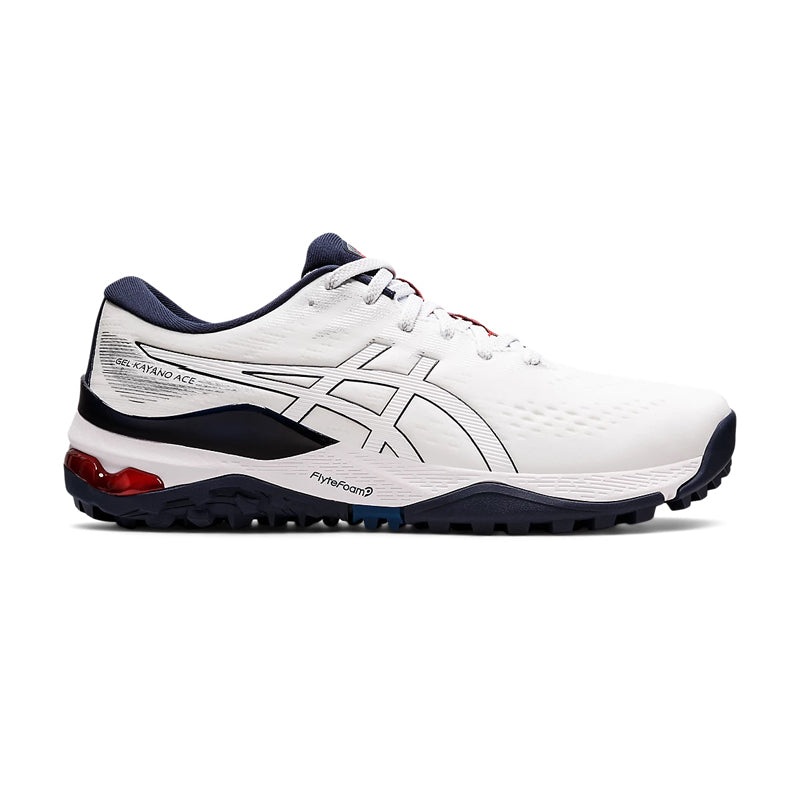 ASICS Gel Kayano Ace Lace Men’s Spikeless Shoes (White/White)