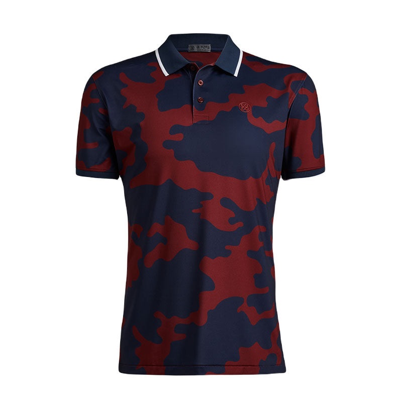 GFORE Camo Men’s Polo (Cabernet)