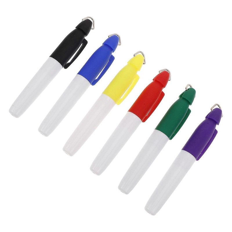Golf Ball Line Marker Tool Mini Permanent Markers For Golf Ball Alignments And Outdoor Activities 6Pcs