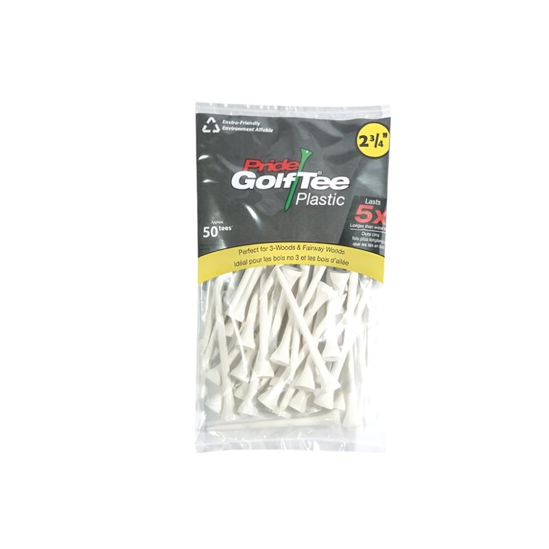 Pride Sports – Plastic Tee – Plastic Golf Tee 2.34 (50Pc)