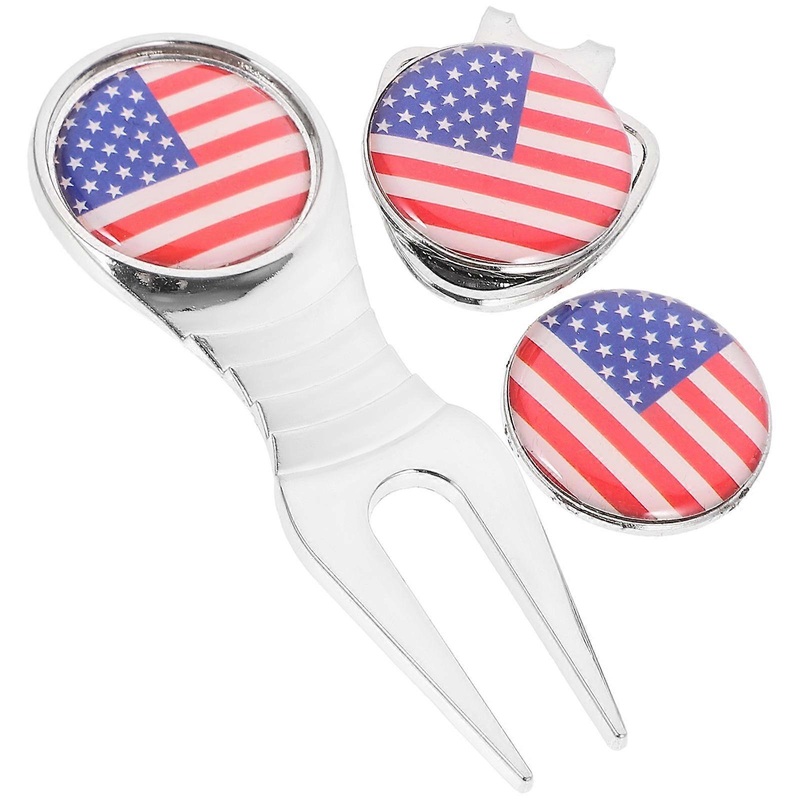 Wear-Resistant Golfs Marker Professional Ball Marker for 1Set