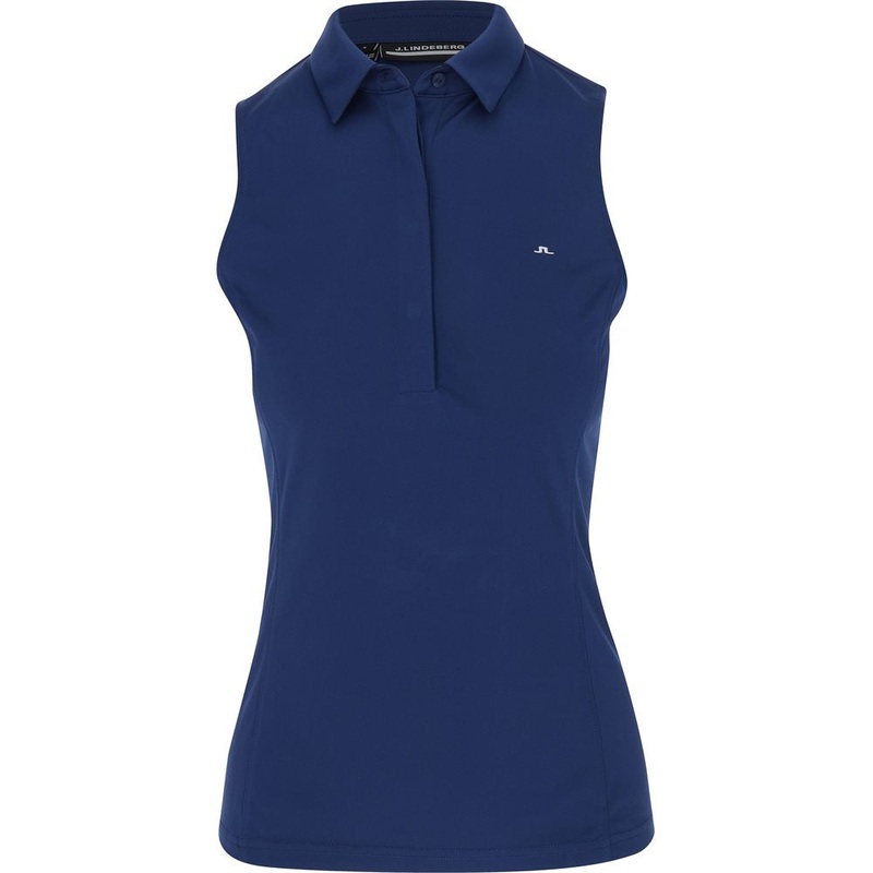 Women’s Dena Sleeveless Polo|Estate Blue|Large