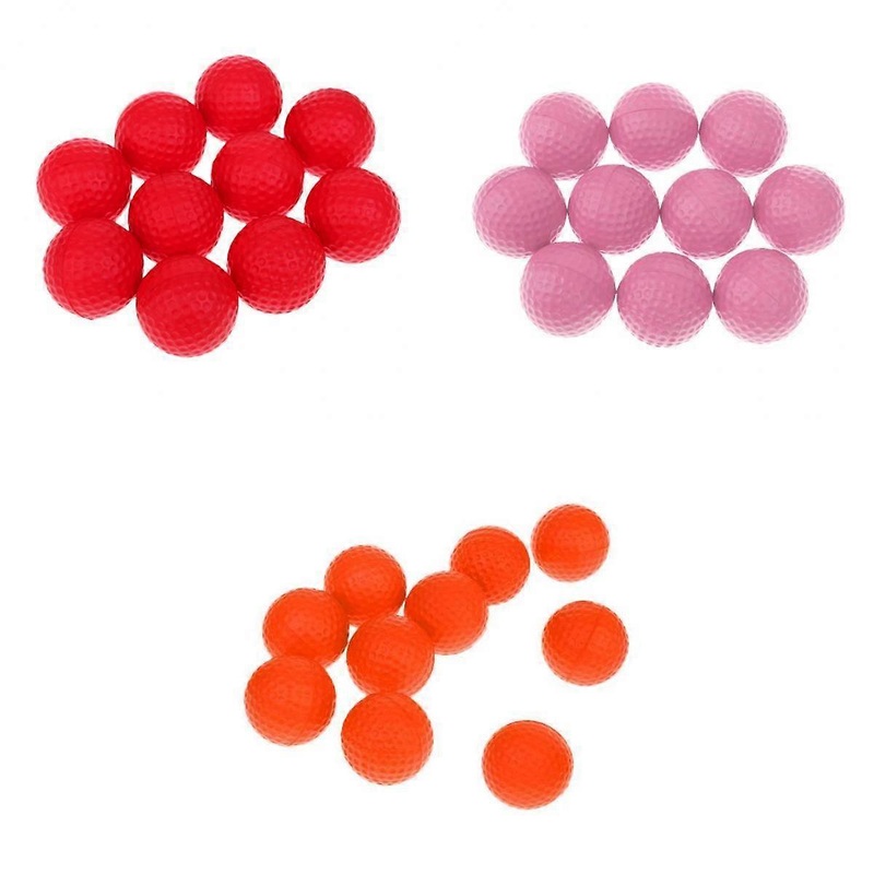 30 Counts Soft PU Foam Sponge Golf Balls Training Ball Bounce 1.65inch