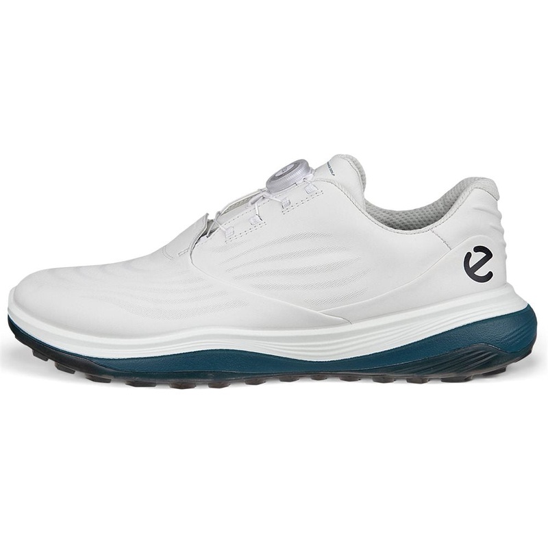 LT1 BOA Spikeless Golf Shoes|White/Petrol|42 (U.S. Mens 8-8.5)|43 (U.S. Mens 9-9.5)|44 (U.S. Mens 10-10.5)|45 (U.S. Mens 11-11.5)|46 (U.S. Mens 12-12.5)|47 (U.S. Mens 13-13.5)