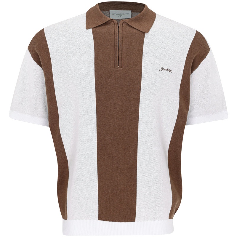 Umpire 1/4 Zip Sweater Polo|Brown|Small|Medium|Large|X-Large|XX-Large