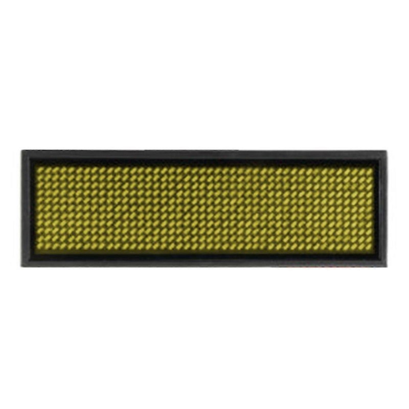 USB Controlled LED Business Card Display for Staff Identification In Hote Exhibition Nightclubs  Yellow