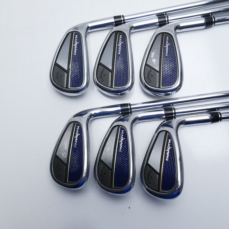 Used Callaway Paradym Iron Set / 6 – PW + AW / Stiff Flex
