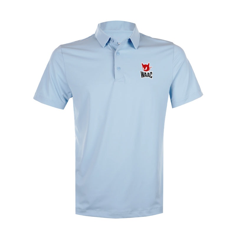 WAAC x Iron Head Essential Men’s Polo (Blue Heather)