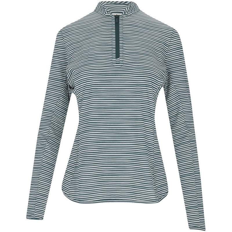 Women’s Bunker Stripes Lightweight Long Sleeve 1/4 Zip Sunshirt
