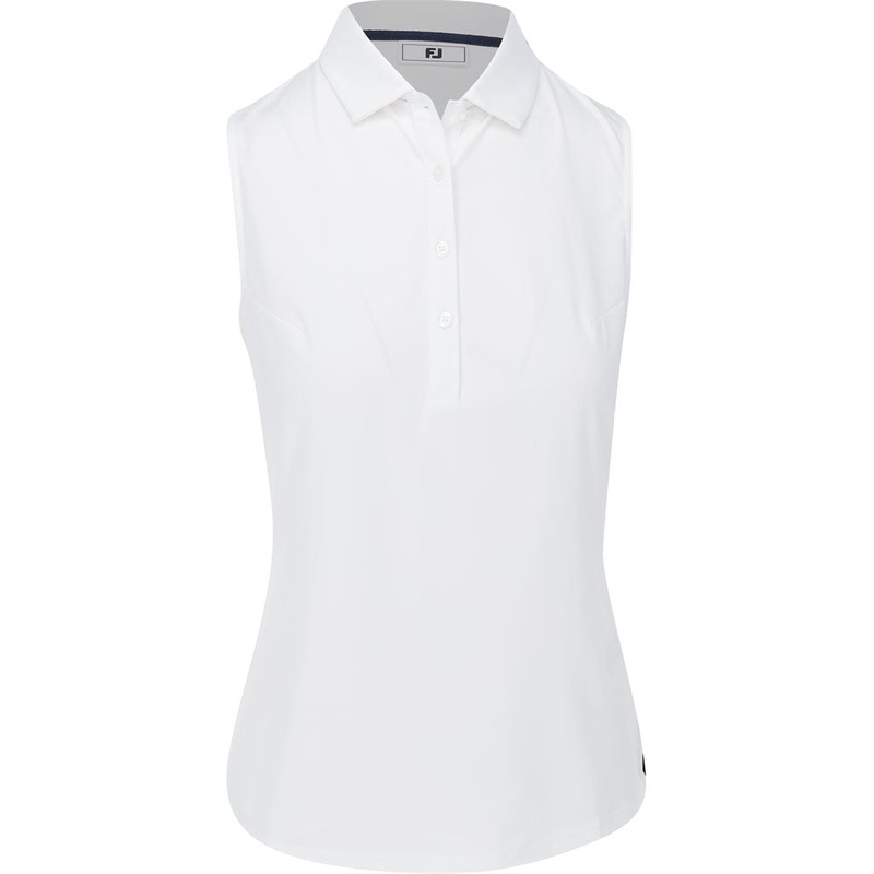 Women’s Solid Lisle Sleeveless Polo