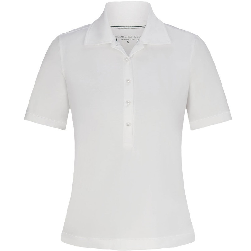 Women’s Suki Polo|Pearl/White|Legacy Navy|Green Solid Porcelain|X-Small|Small|Medium|Large|X-Large|XX-Small