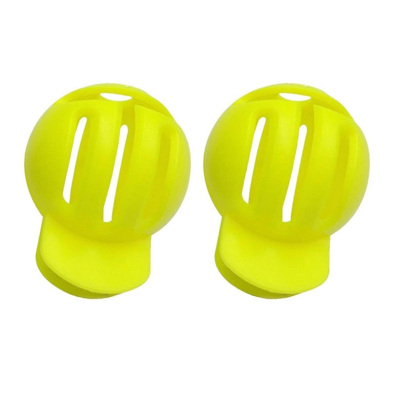 Golf Ball Straight Line Liner Marker Stencil Alignment Tool for Outdoor-6.2cm x 4.7cm-Yellow