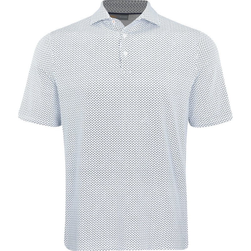 Hollow Pima Polo|Powder Blue/Atlanta Blue|Atlanta Blue|Small|Medium|Large|X-Large|XX-Large