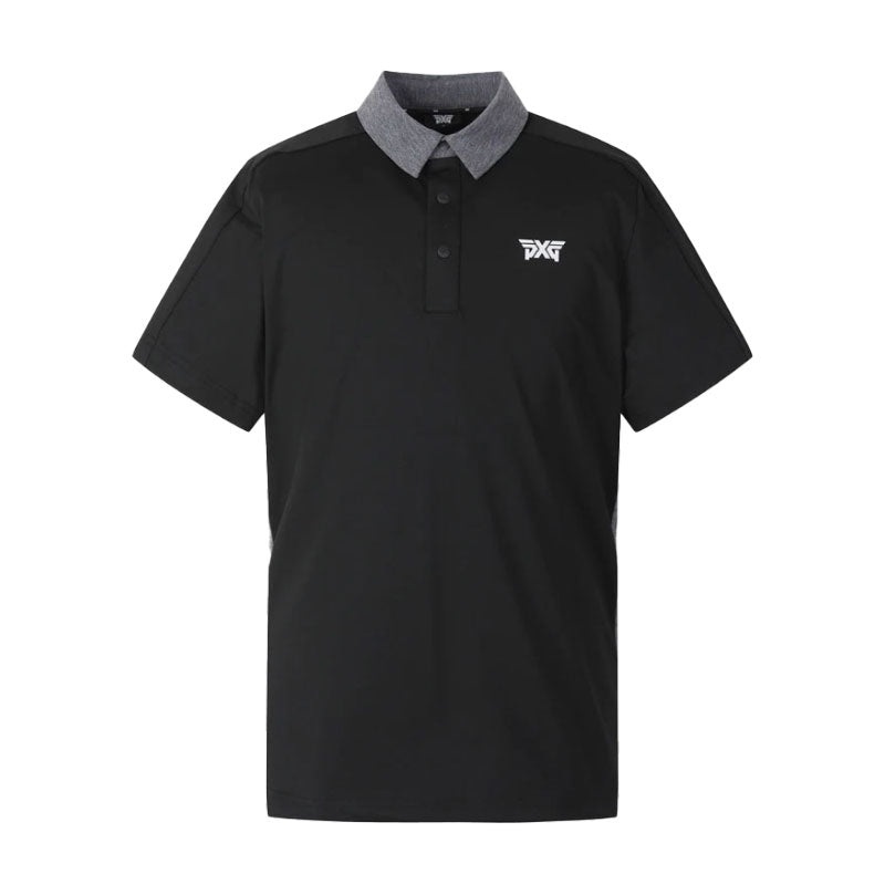 PXG Colour Block Men’s Polo (Black)