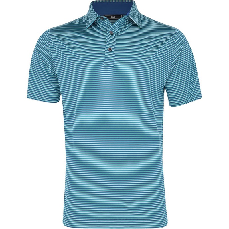 Regent Stripe Polo|Blue/Emerald/White|Medium|X-Large|XX-Large