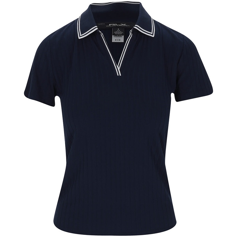 Women’s Slim Fit Rib-Knit Cricket Polo