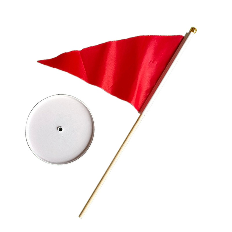 Golf Putting Cup Green Flag Flagpole Golf Hole Cup for Indoor Use Diameter 95mm