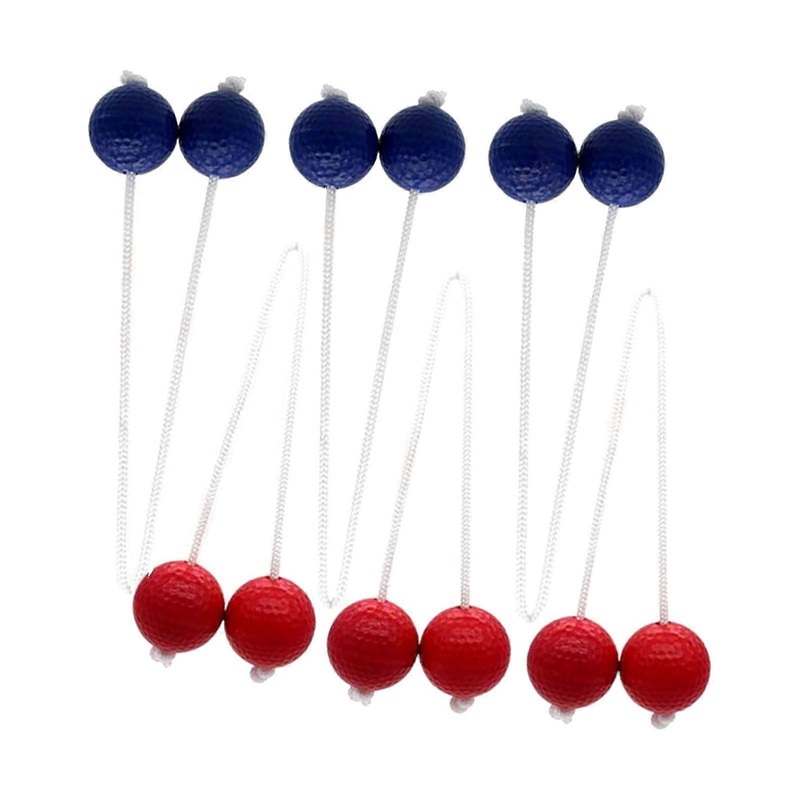 Ladder Balls, 6 Real Replacement Golf Balls for Ladder Toss – from Beach to Garden Pa