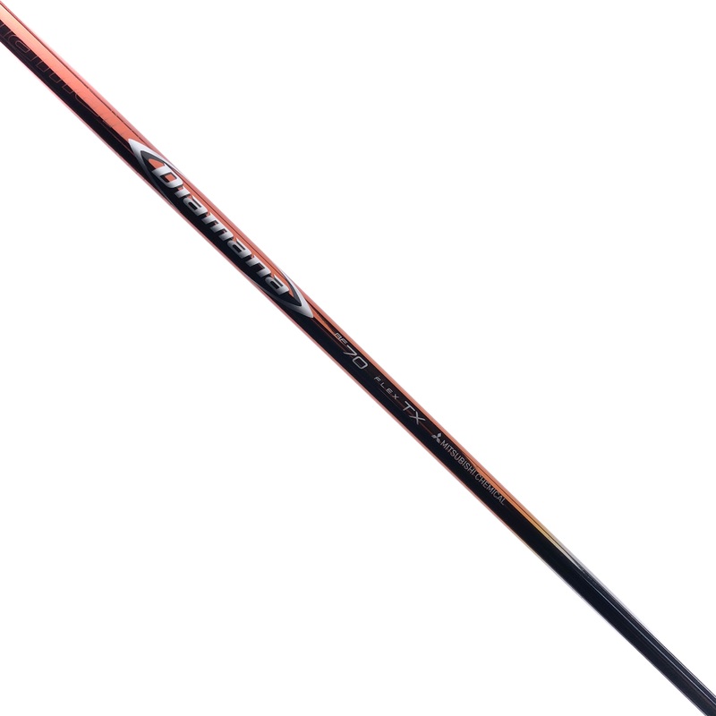Used Mitsubishi Diamana RF 70 Fairway Shaft / TX Flex / TaylorMade Gen 2 Tip